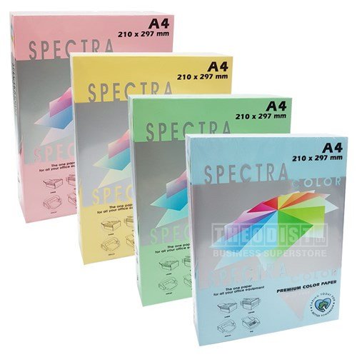 Papier couleur Spectra A4 - 100 feuilles